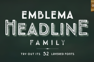 Emblema Headline Family: A Typeface Built for Impact and Readability