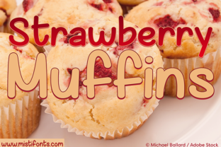 Strawberry Muffins: A Sweet Design Touch
